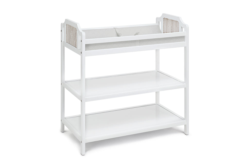 Brees Changing Table White/Graystone - Grand Goldman