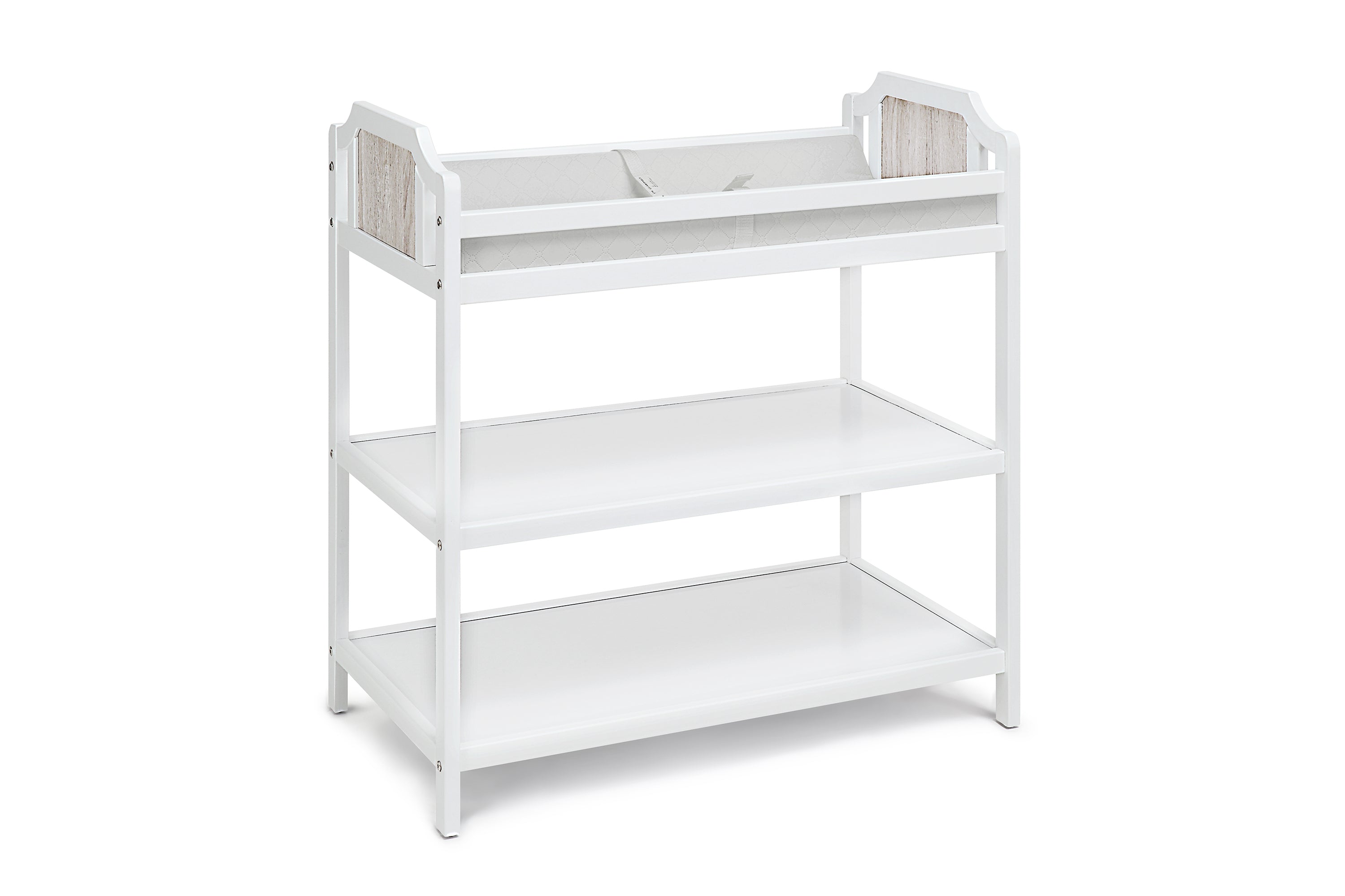 Brees Changing Table White/Graystone - Grand Goldman
