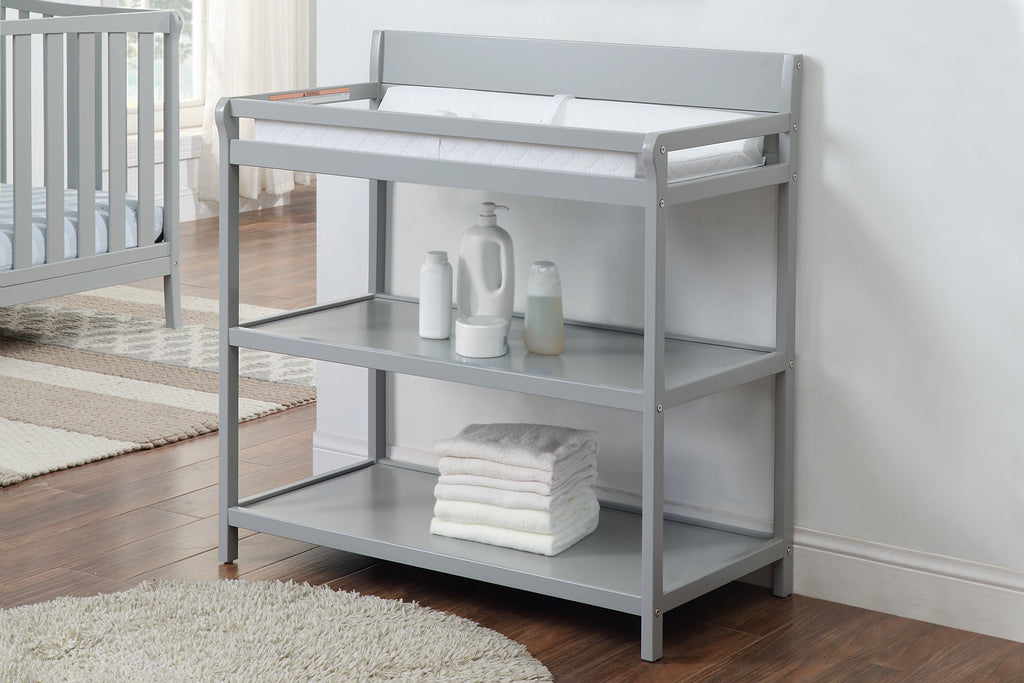 Shailee Changing Table Gray | Premium Home Decor - Grand Goldman