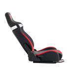 Universal PVC Bucket Style Reclinable Sport PU Leather Simulator Racing Seat with Adjustable Lock Slide | Premium Home Decor 