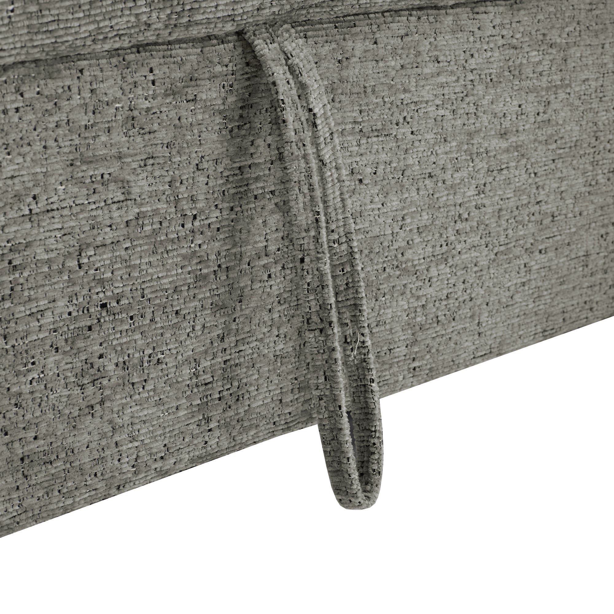 Versatile Light Grey Chenille Sectional Sofa Bed with Storage, Cup Holders & Charging Ports, 109.9' - Grand Goldman Shop