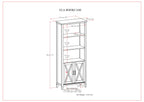 Ela - Bookcase - Smoky Brown | Premium Home Decor - Grand Goldman