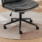 Bizerte Adjustable Swivel Criss-Cross Chair, Wide Seat/ Office Chair /Vanity Chair, Gray | Premium Home Decor - Grand Goldman