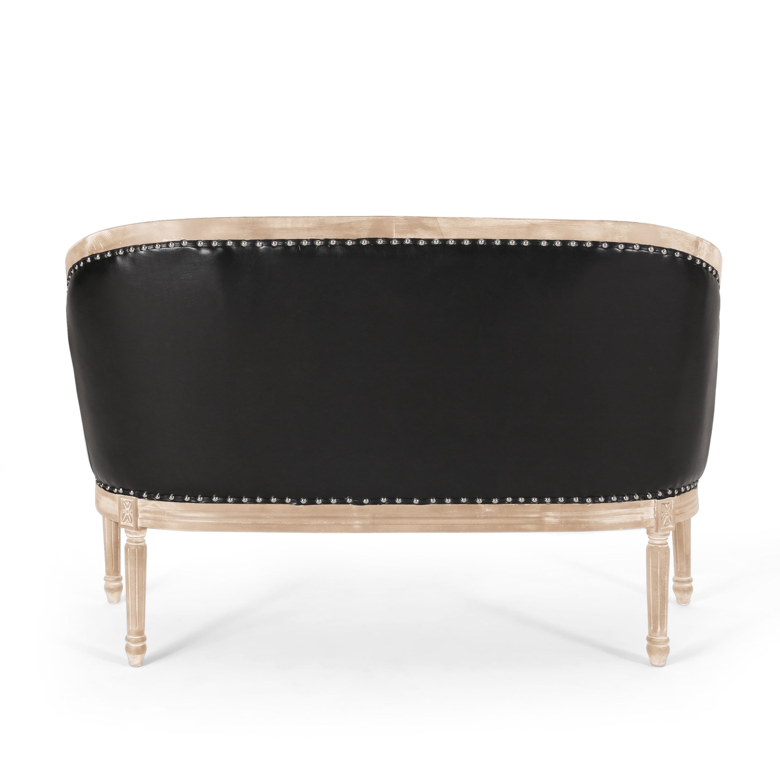 French Country Chesterfield Style Tufted Loveseat - Grand Goldman Shop