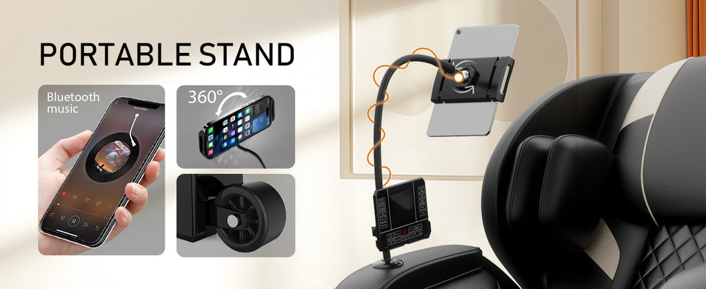 Massage Chair Recliner with Zero Gravity with Full Body Air Pressure - Grand Goldman Shop
