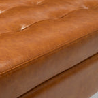 Storage Bench with Storage Bench for Bedroom End of Bed Bench Foot of Bed Bench Entryway Bench Storage Ottoman Bench 43.3' W x 17.7' Brown Leather Bench - Grand Goldman Shop