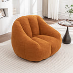 Comfy Bean Bag Chair with Memory Foam Filler – Tufted Soft Stuffed Bean Bag Sofa for Dorm, Apartment, or Living Room – Yellow - Grand Goldman Shop