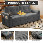 SOMNUS Multi-Functional Convertible Sofa Bed
2-in-1 Multi-Functional Sofa Bed (for Sitting & Sleeping), made of modern corduroy fabric, suitable for living rooms, bedrooms, apartments and small spaces - Grand Goldman Shop