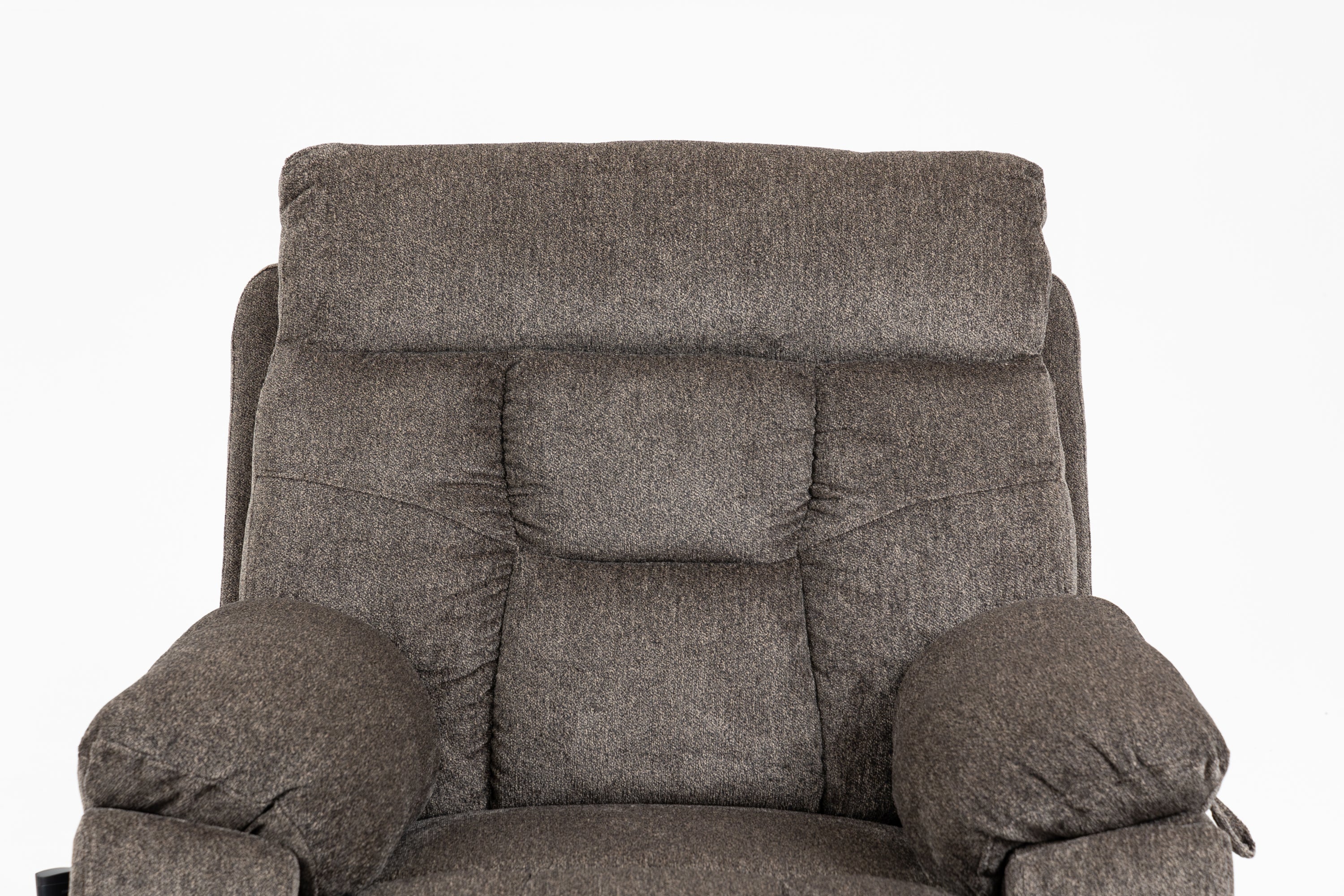 Old age electric lift chair, flat high density foam electric sofa, with heating and massage functions, can tilt to 180 degrees, 2 pocket cup holders, 2 remote controls, dual OKIN motors - Grand Goldman Shop