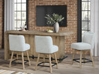 English Knotty Oak Counter Height Bar - Grand Goldman Shop