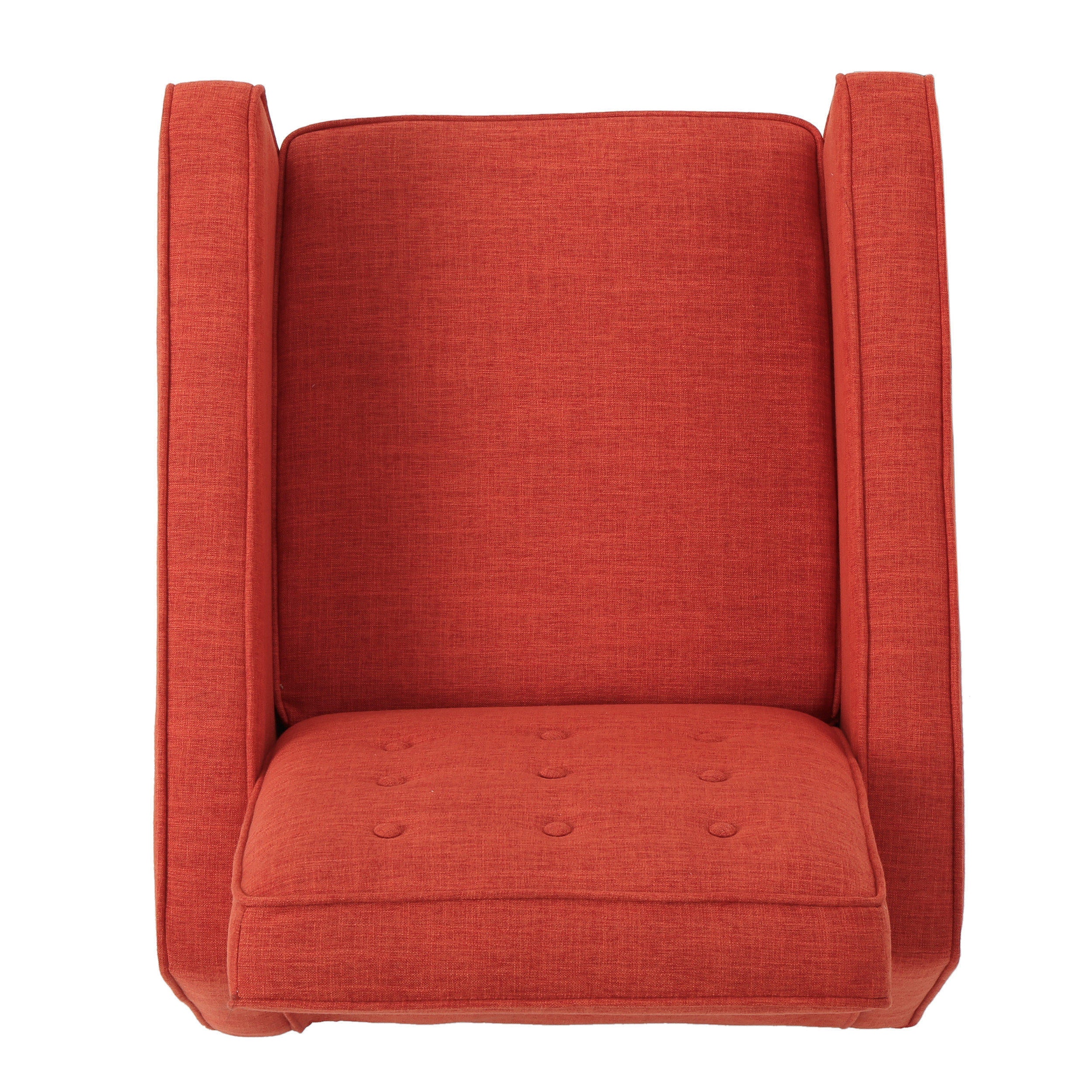 Macedonia Mid-Century Modern Button Tufted Fabric Recliner - Grand Goldman Shop