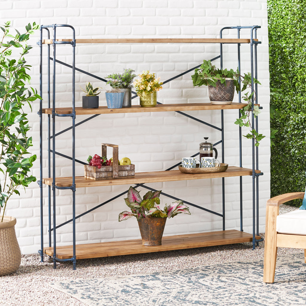 YORKTOWN 4-SHELF BOOKCASE - Grand Goldman Shop