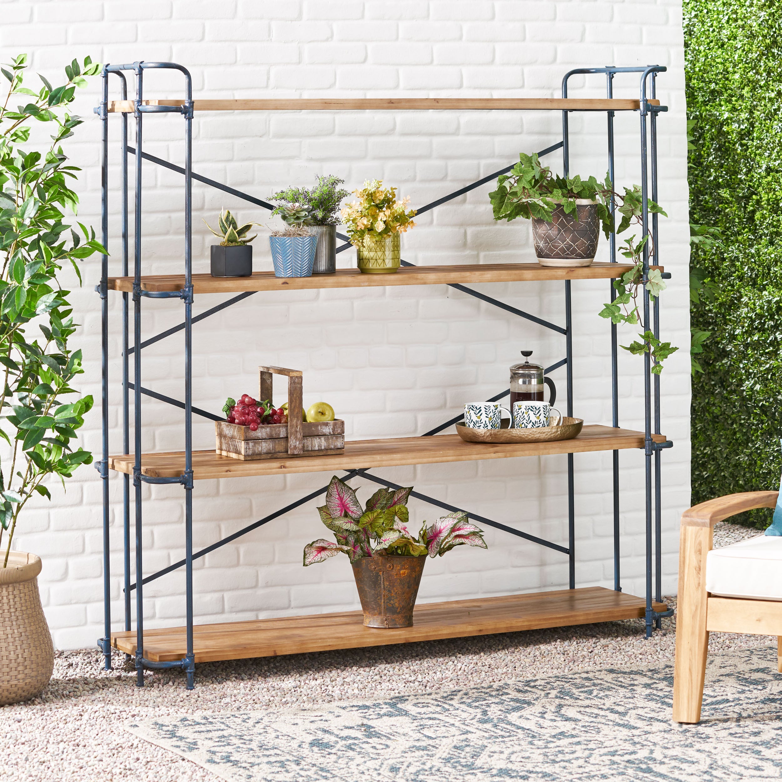 YORKTOWN 4-SHELF BOOKCASE - Grand Goldman Shop