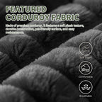 57' Modern 2-Seater Corduroy Sofa With Removable Backrest & Seat Cushions,Padded Armrests,High Rebound Sponge Filled with Solid Wood and Composite Frame,Easy Assembly For Living Room,Bedroom,Office. - Grand Goldman Shop