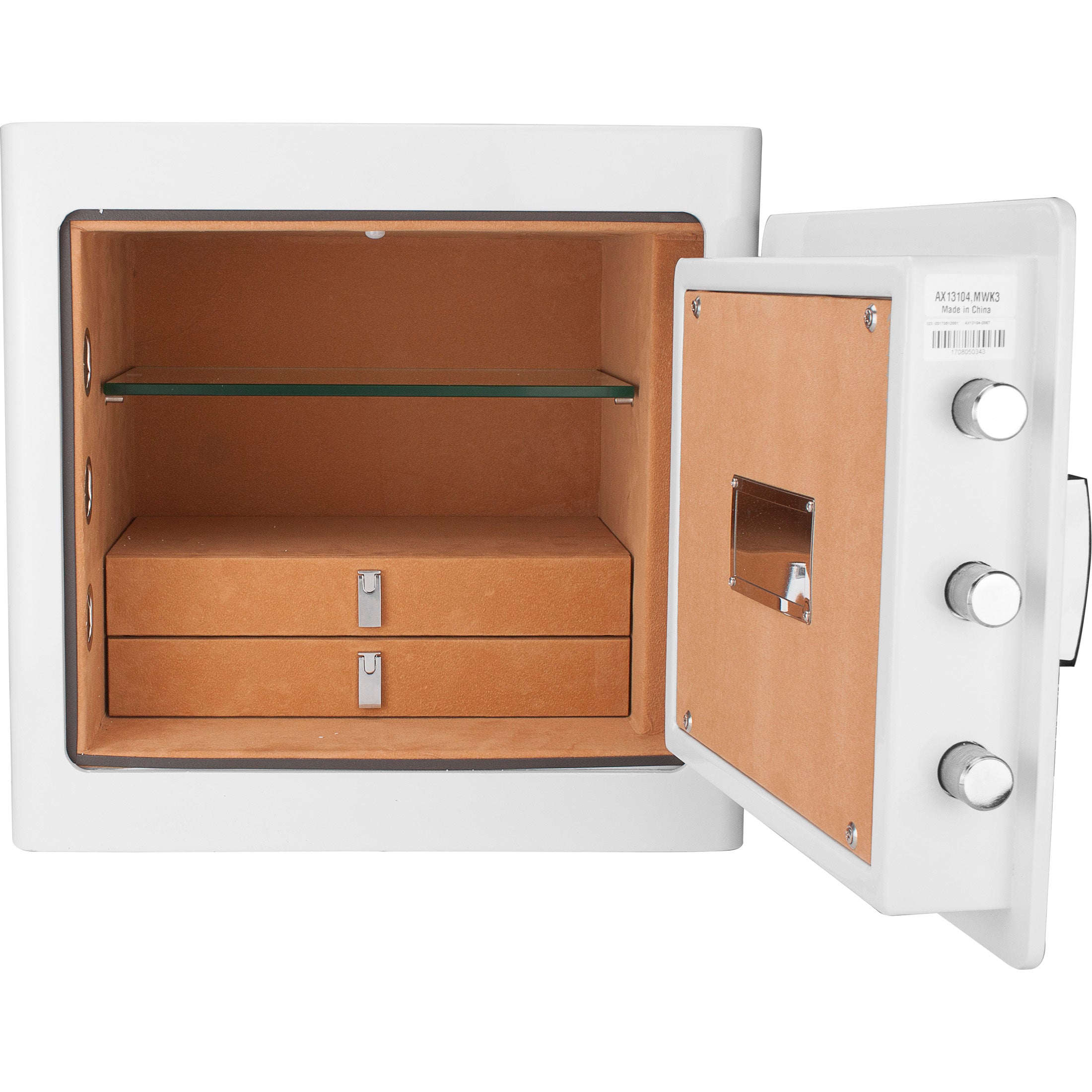 1.01 CUBIC FT WHITE JEWELRY SAFE - Shop Quality Furniture at Grand Goldman