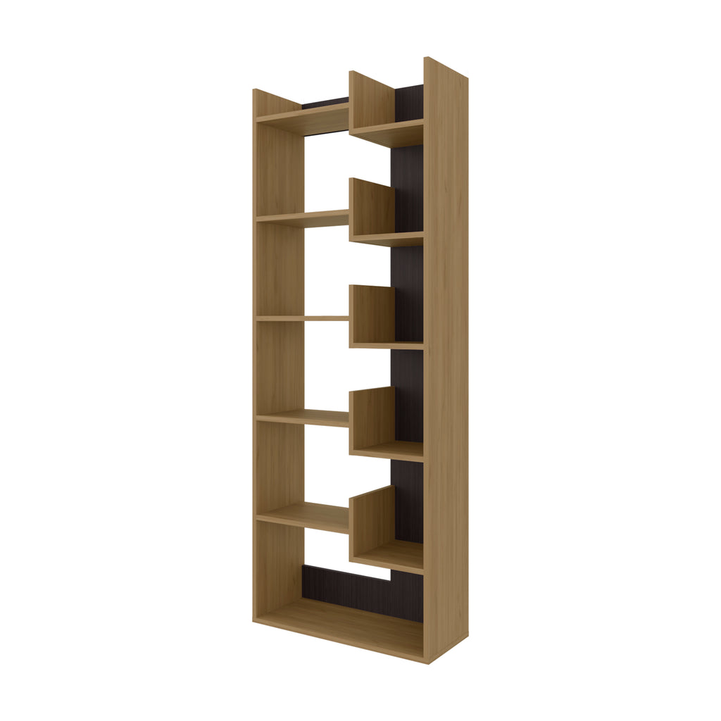 FM FURNITURE Perry Bookcase in Melamine with Open Storage - Grand Goldman