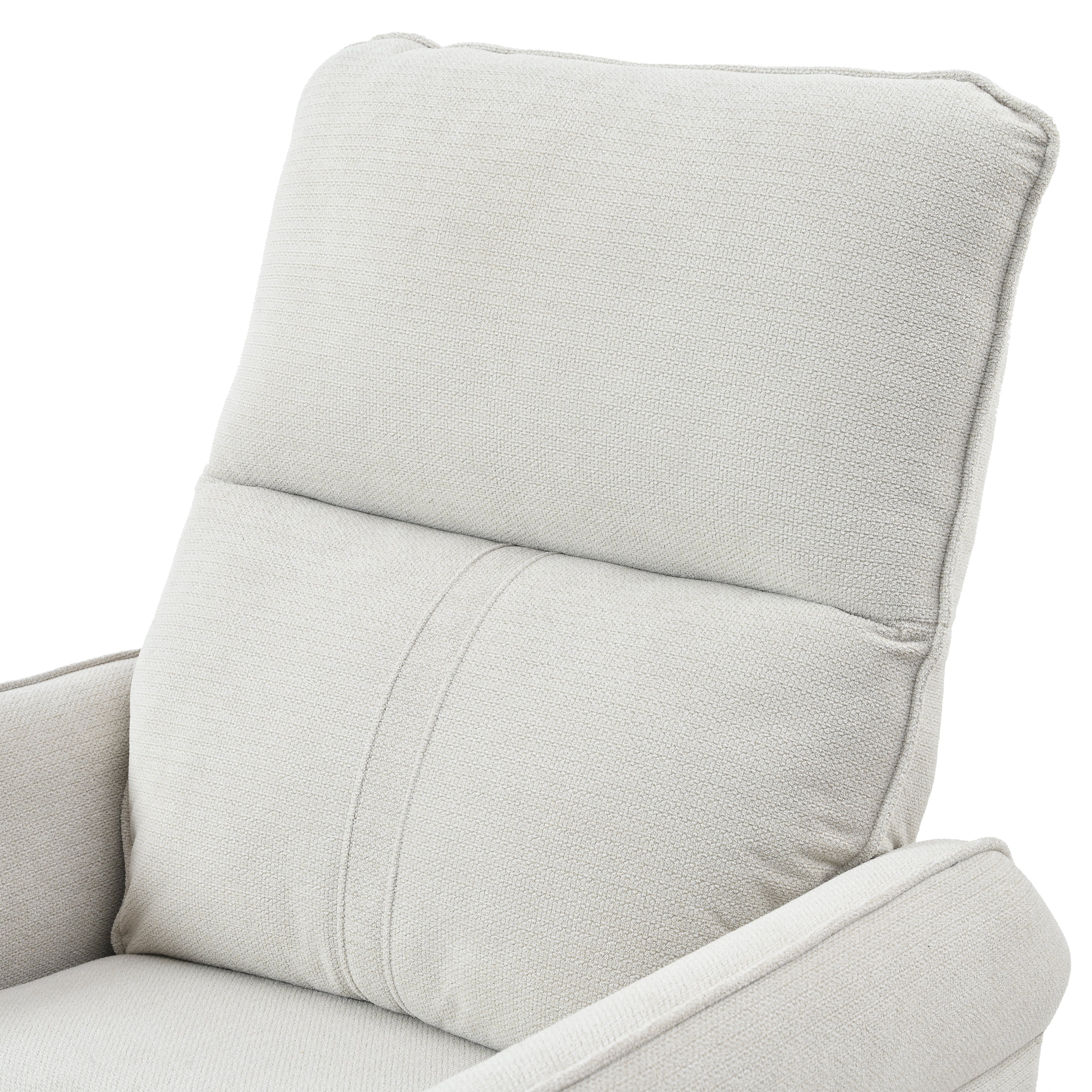 270° Power Swivel Rocker Recliner Chair for Adults, Swivel Rocking Recliner Chair,Electric Small Recliners for Small Spaces, Single Sofa Recliner for Living Room, Bedroom,RV (Fabric Gray+270°Swivel) - Grand Goldman Shop