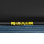Navy Blue Corduroy Sleeper Sofa Loveseat with Full Size Mattress, USB Ports, Cup Holders, Side Pockets and Phone Holder - Grand Goldman Shop