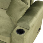 Green Velvet Sleeper Sofa Bed with Storage Ottoman, L Shape Pull Out Couch for Living Room and Bedroom - Grand Goldman Shop