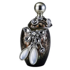 11.25' Tall Polyresin Decorative Jewelry Box 'Balleria', Crystal and Glass Accent - Grand Goldman Shop
