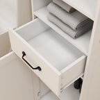 Double Door Narrow Height Slim Floor Standing Cabinet - Grand Goldman Shop