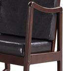 Dark Brown and Espresso Rocking Chair with Armrest - Grand Goldman Shop