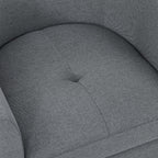 Moss 25.5' Wide Polyester Barrel Chair and Ottoman - Grand Goldman Shop