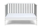Deux Remi 3-in-1 Convertible Island Crib White/Gray - Grand Goldman