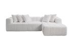 107.9'Cloud Modular Sectional Sofa Couch with L-Shape Chaise,Modern Minimalist Upholstered Couches for Living Room Bedroom,Deep Seat Corner Couch,No Assembly Required - Grand Goldman Shop