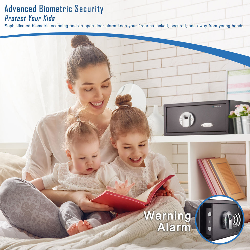 0 79 Cu Ft Biometric Security Safe - Grand Goldman