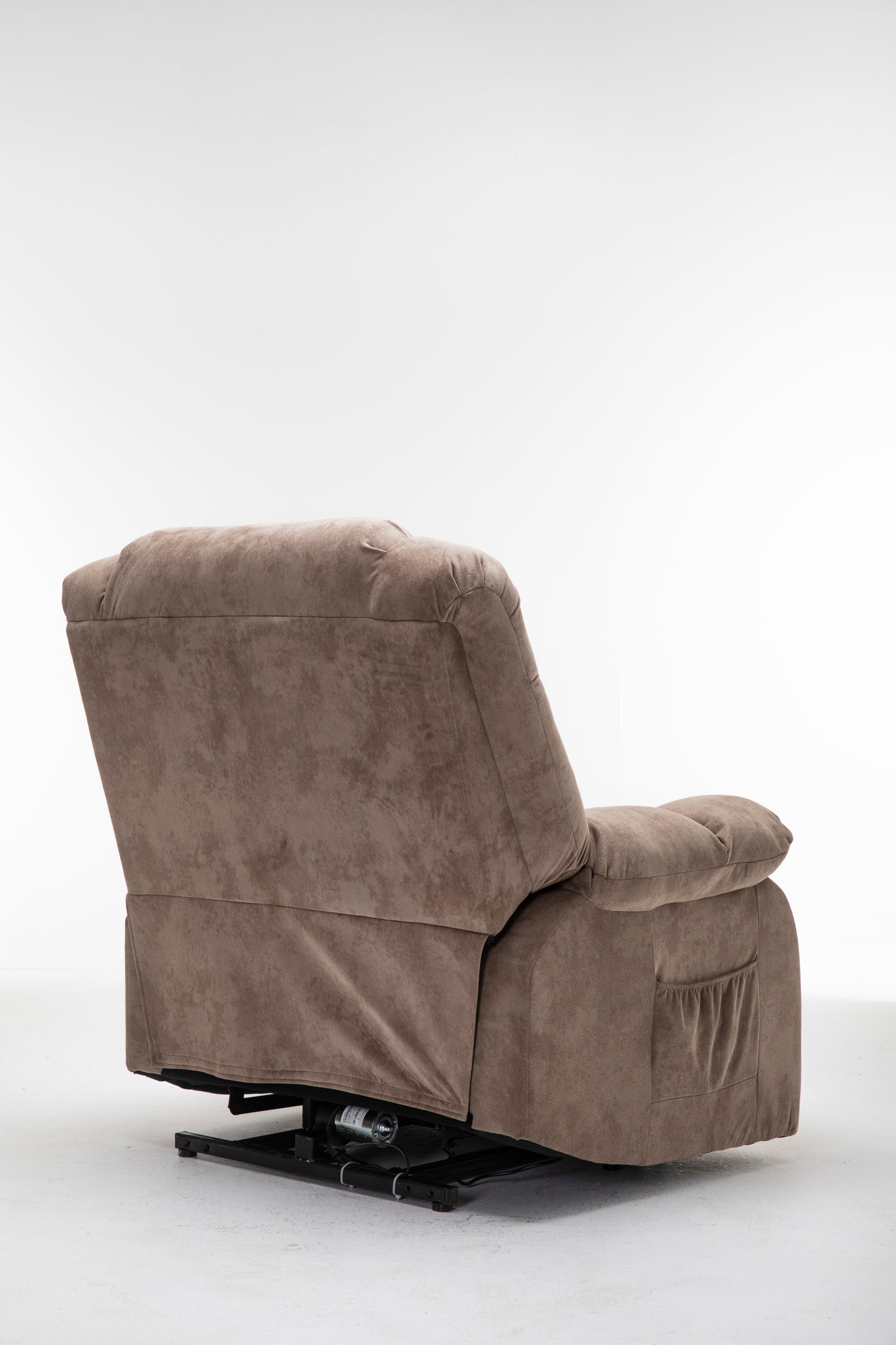 Power Lift Recliner Chair for Elderly- Heavy Duty and Safety Motion Reclining Mechanism-Fabric Sofa Living Room Chair - Grand Goldman Shop
