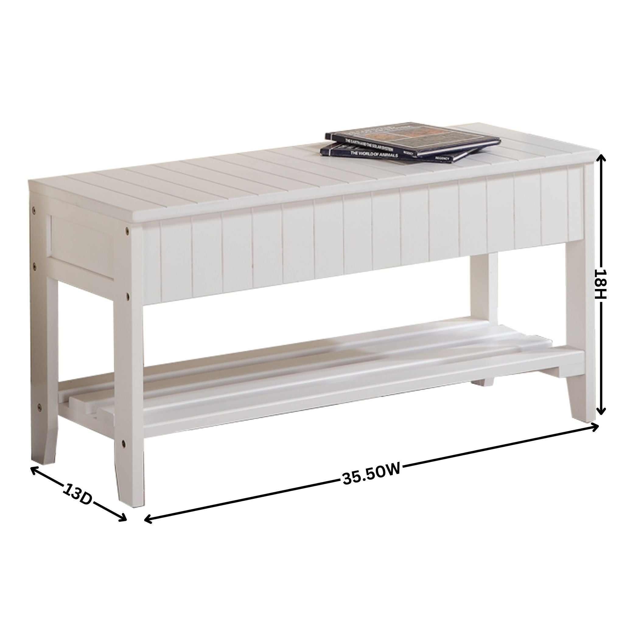 Quality Solid Wood Shoe Bench with Storage, Cherry - Grand Goldman Shop