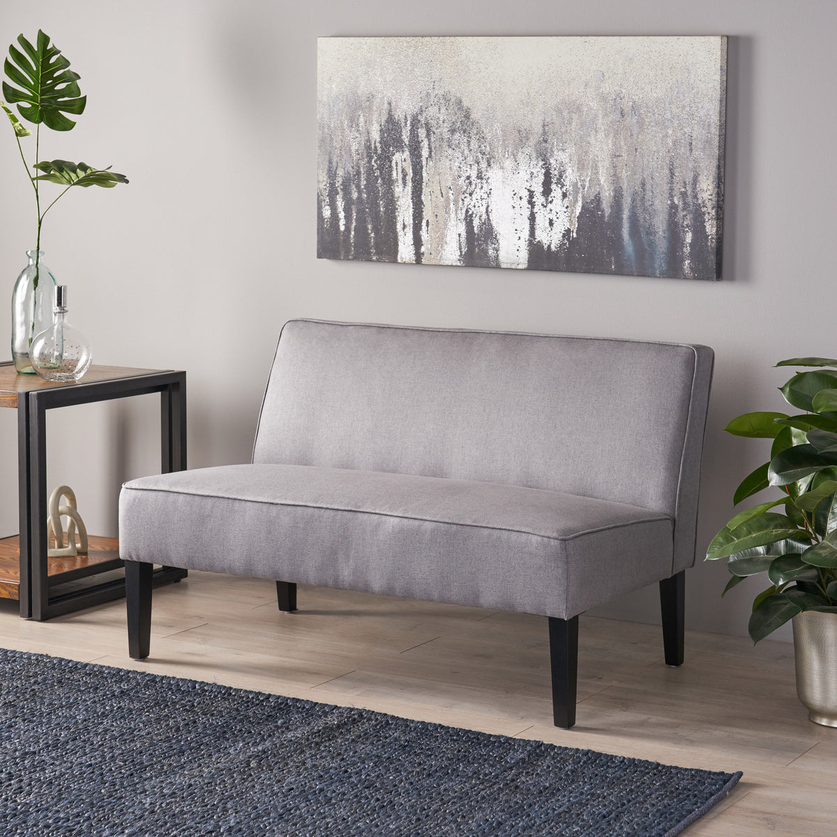 50'' Upholstered Loveseat - Grand Goldman Shop