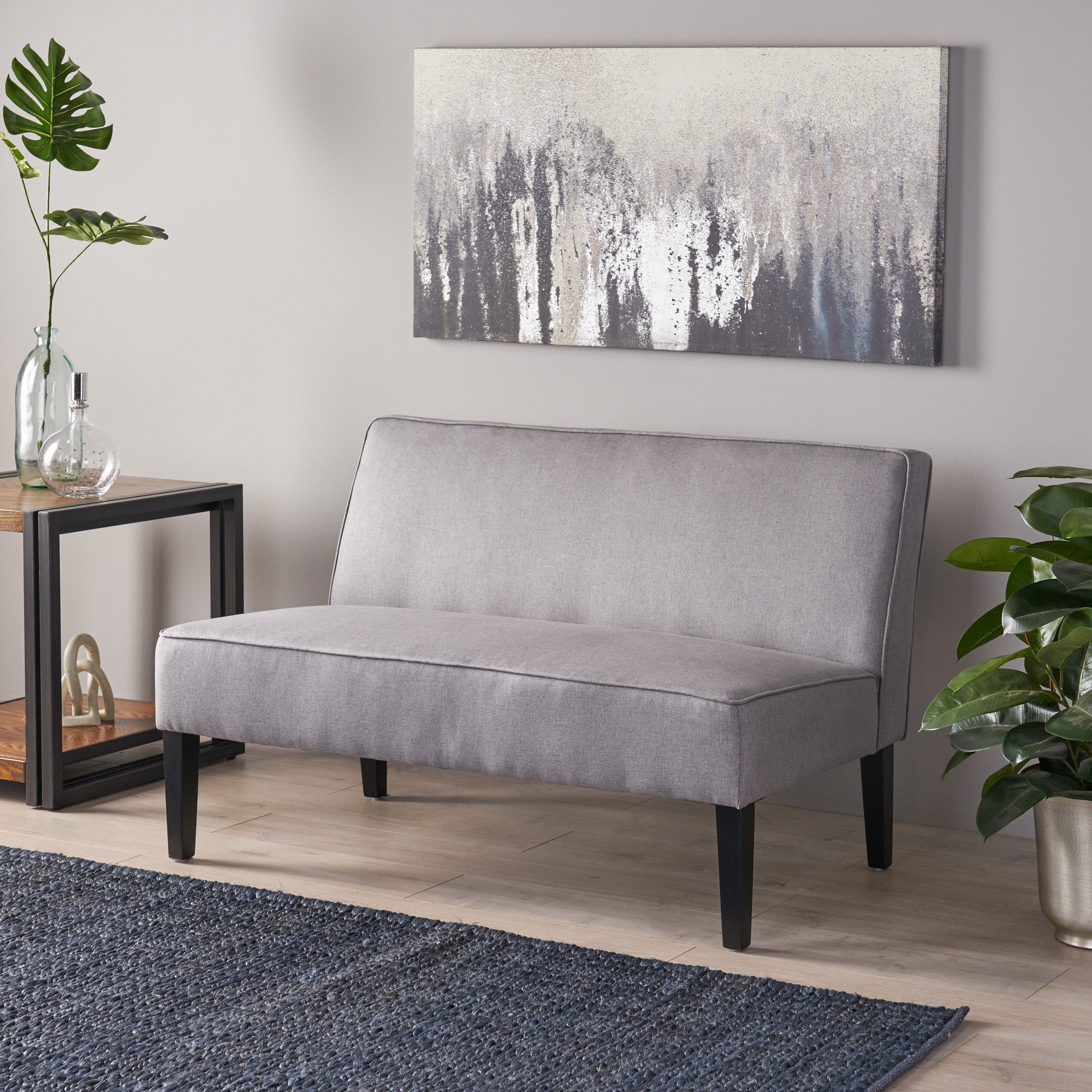 50'' Upholstered Loveseat - Grand Goldman Shop