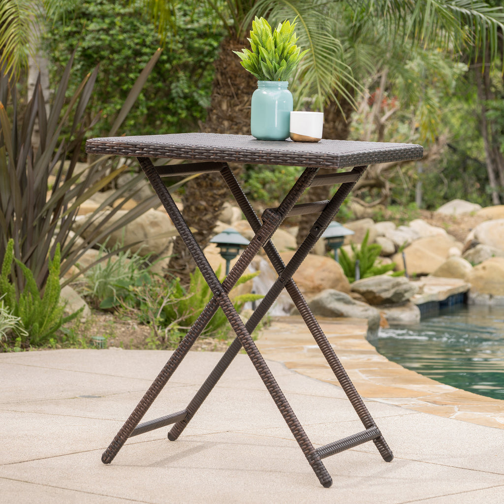 Rattan BAR TABLE - Grand Goldman Shop