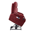 Liyasi Dual OKIN Motor Power Lift Recliner Chair  for Elderly Infinite Position Lay Flat 180° Recliner with Heat Massage - Grand Goldman Shop