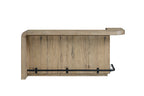 English Knotty Oak Counter Height Bar - Grand Goldman Shop
