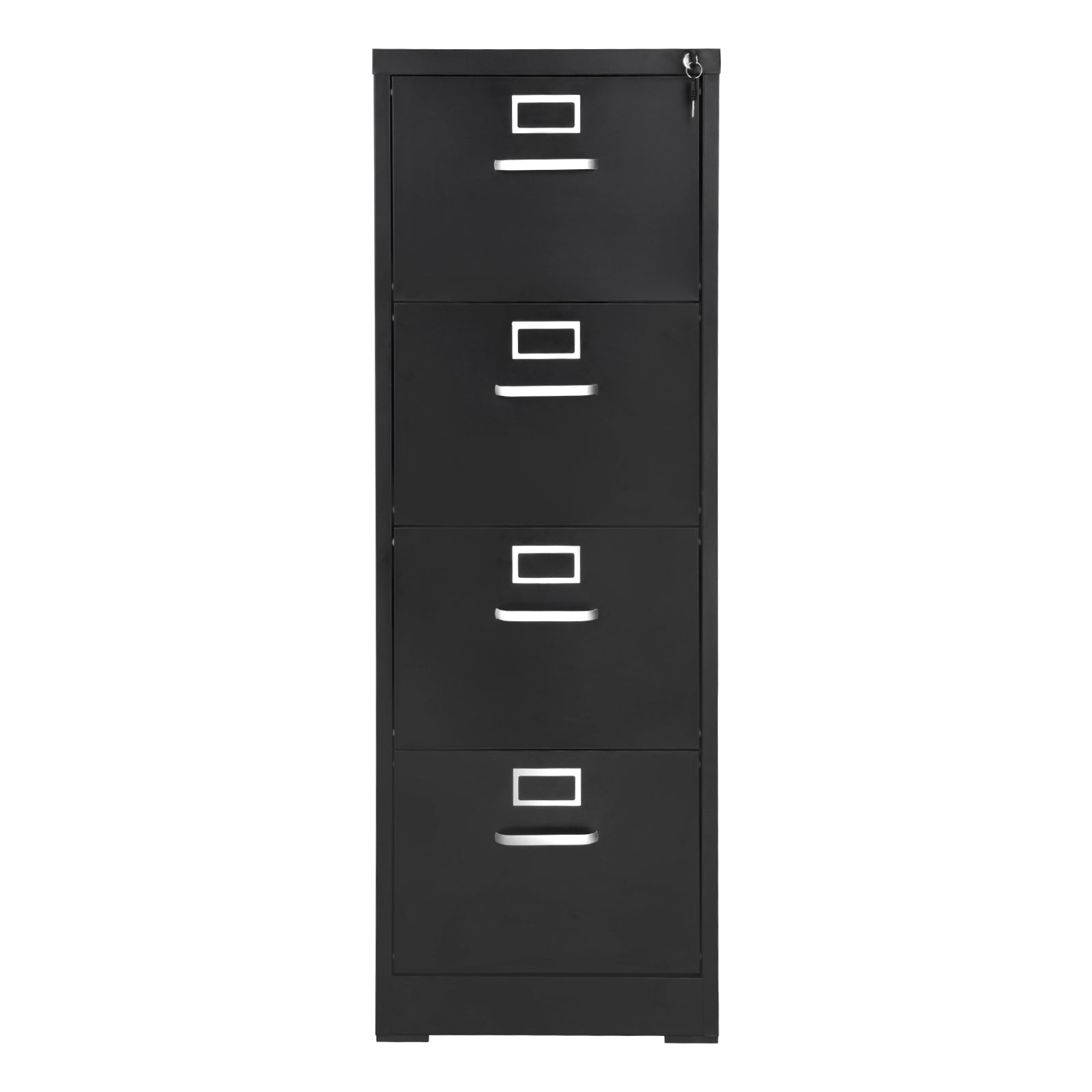 4 Drawer File Cabinet with Lock, Metal Vertical Filing Storage Cabinets for Home Office, Heavy-Duty Cabinet with Detachable H
