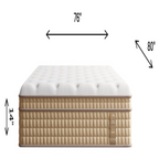 14' King Hybrid Mattress with Innerspring & Gel Memory Foam - Grand Goldman Shop