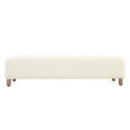 Comfortable Ottoman, White - Grand Goldman Shop
