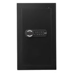 Wall Safe, 3-Tier Hidden Wall Mounted Safe with Password & Key, Q235 Cold-Rolled Steel In-Wall Box with LED Lighting, 2 Adjus