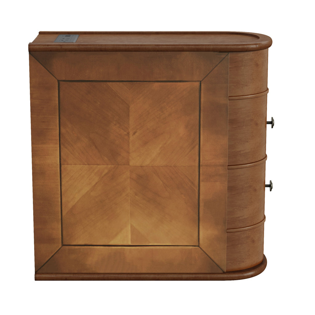 End Table with Charging Station,Sofa Side Table with Drawers, No Assembly Required(Expect Arrival Date 2025/4/16) - Grand Goldman Shop