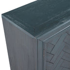 U_STYLE 40'' Modern Cabinets with Unique Design Doors with 1 Adjustable Shelves,Suitable for Multiple Rooms Such as Living Room and Study Room - Grand Goldman Shop