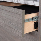 Lateral File with Two Drawers, Medium Gray finish | Premium Home Decor - Grand Goldman