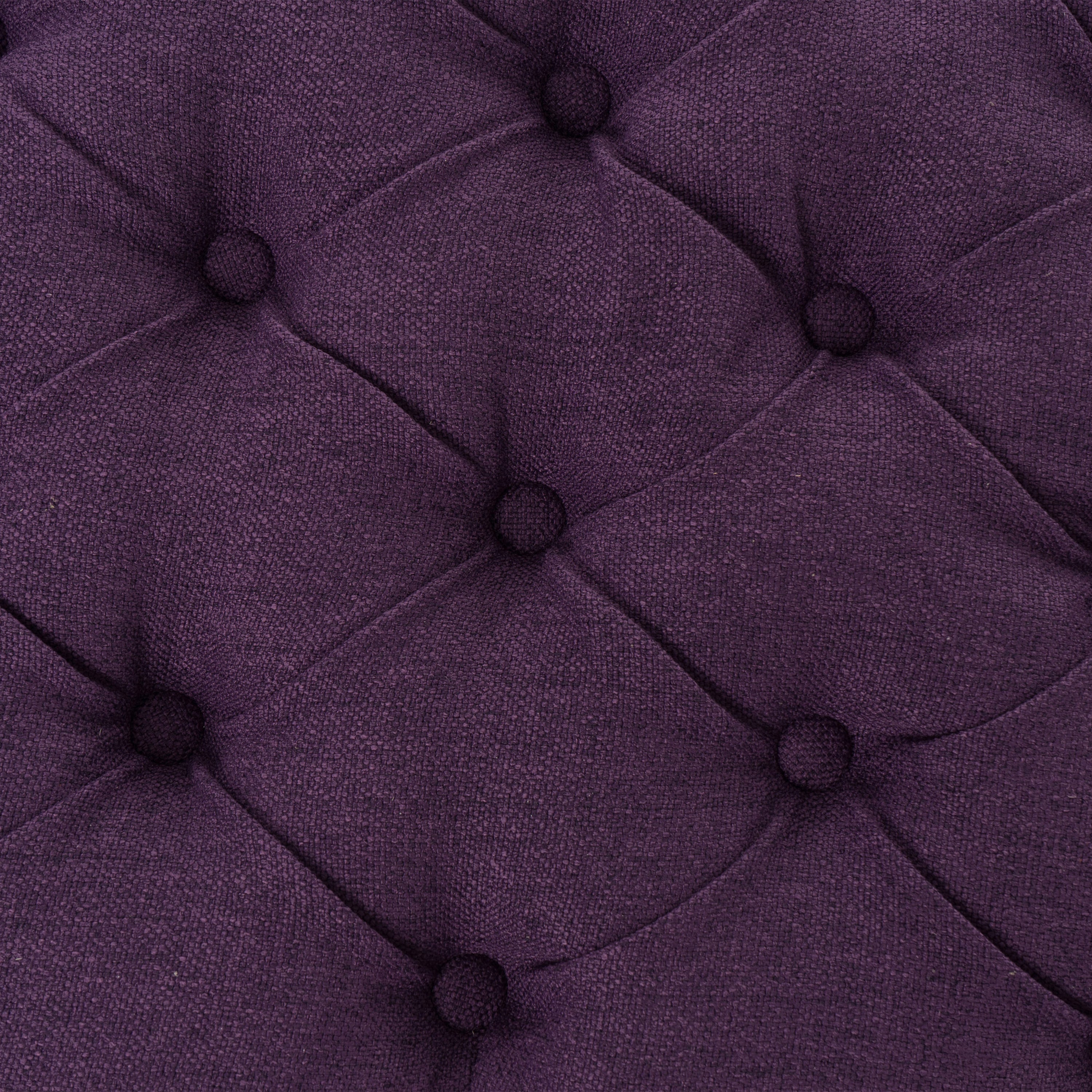 Juliana Storage Ottoman Purple Fabric with Birch Legs 50x20.5x18.3 Inch - Grand Goldman Shop