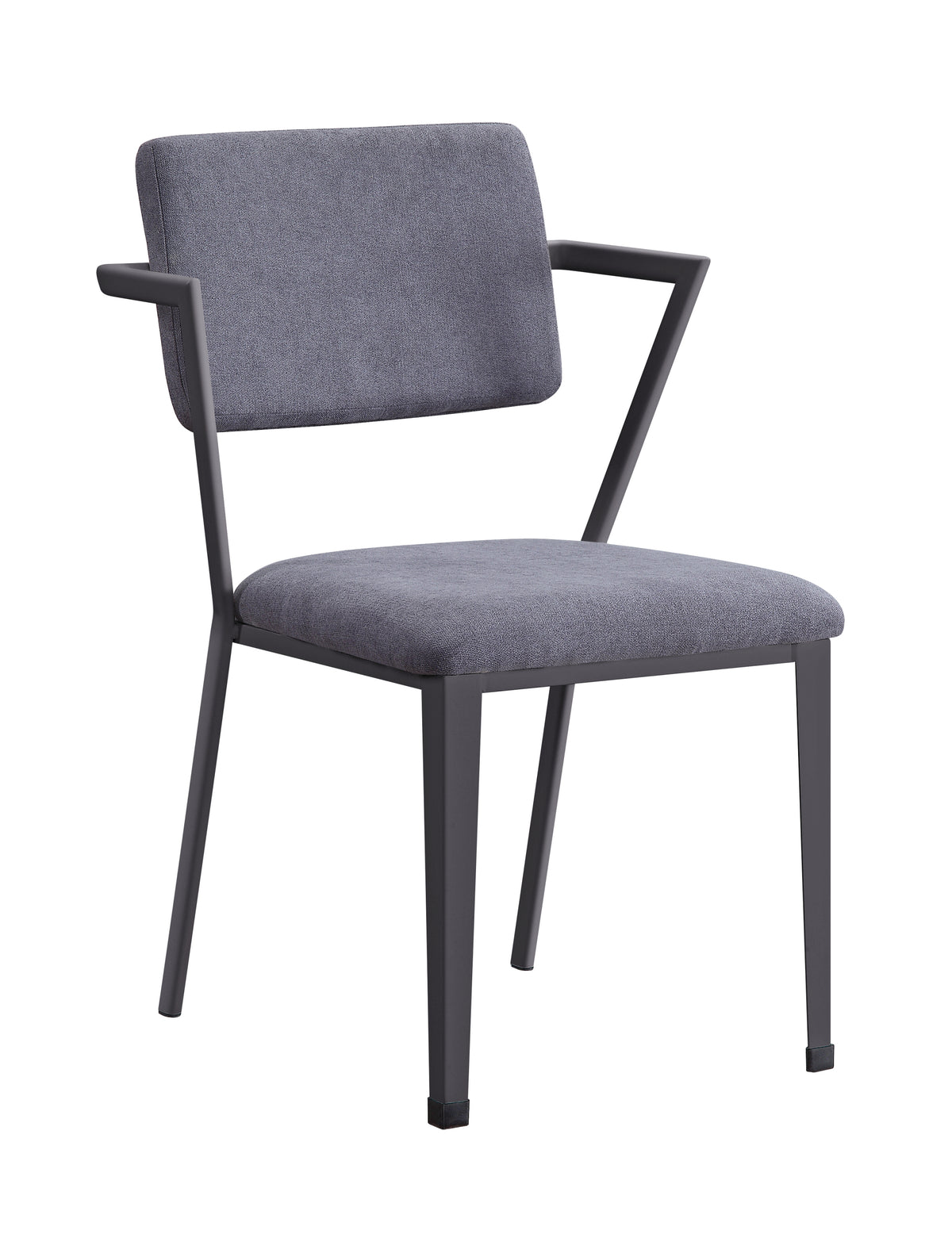 Cargo Gray Fabric & Gunmetal Finish Office Chair - Grand Goldman