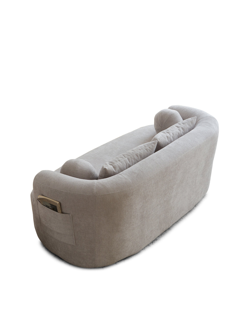 Sofa-in-a-Box, Memory Foam 2-Seater Couch, No Installation & Easy to Transport, Deep Seat Modern Sofa with chenille Fabric, Couch for Living Room, Bedroom, Apartment, Home Office,Gray - Grand Goldman Shop