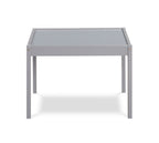 Della 3-Piece Solid Wood Kids Table & Two Chair Set, Gray | Premium Home Decor - Grand Goldman