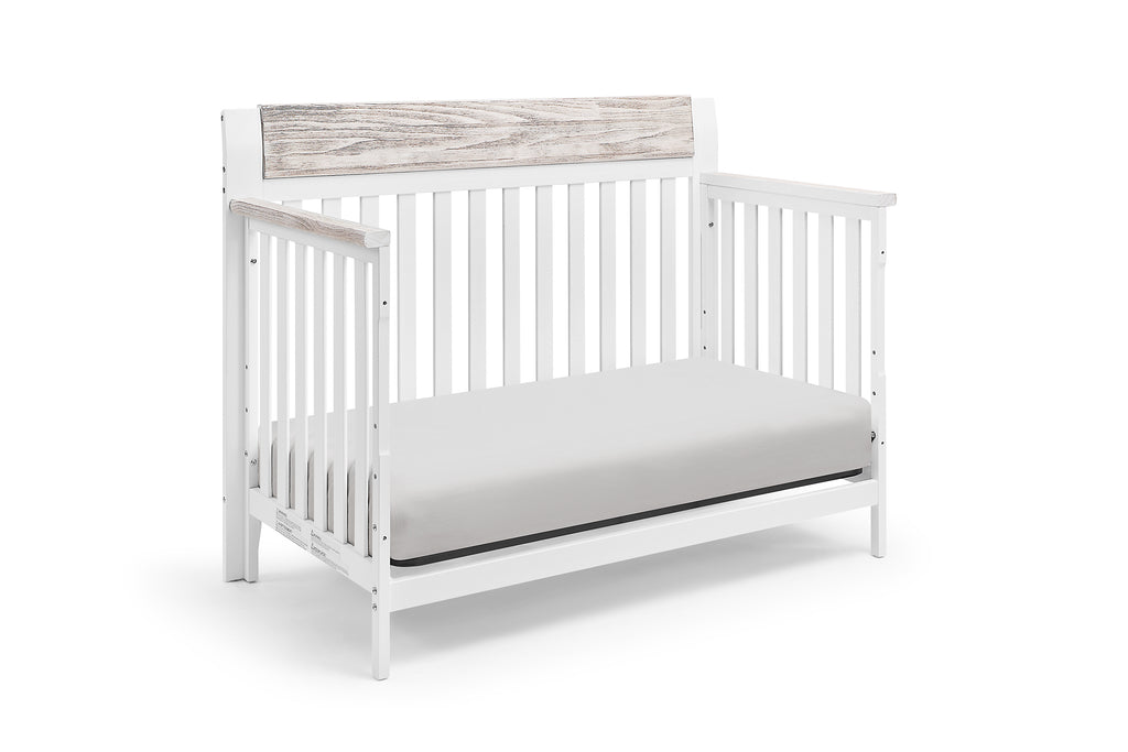 Hayes 4-in-1 Convertible Crib White/Natural - Grand Goldman