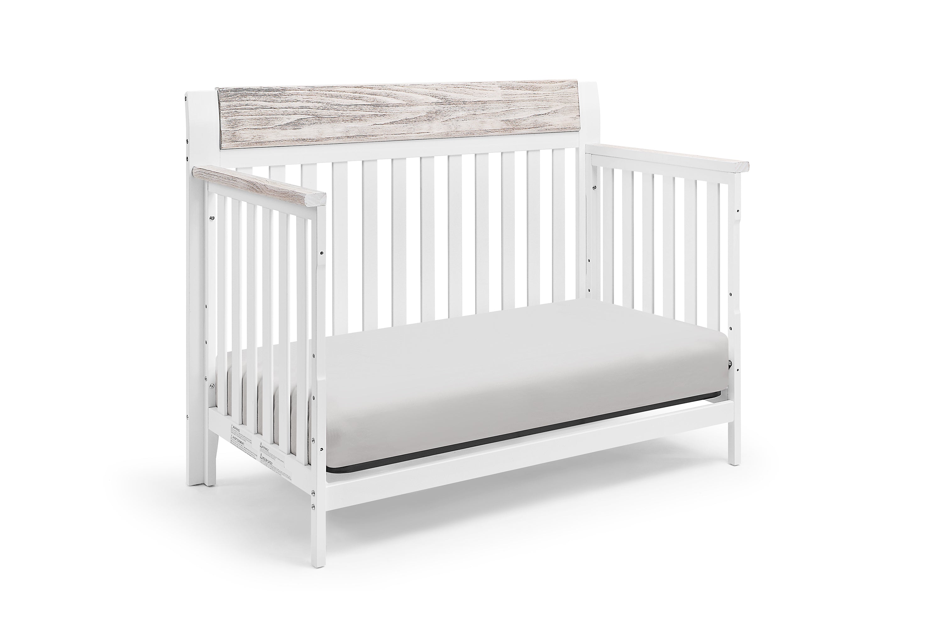 Hayes 4-in-1 Convertible Crib White/Natural - Grand Goldman